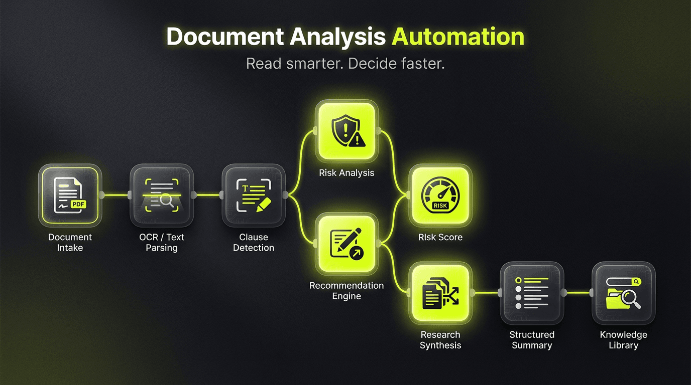Document Analysis & Research